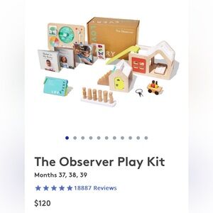 Lovevery The Observer Play Kit 37, 38, 39 months